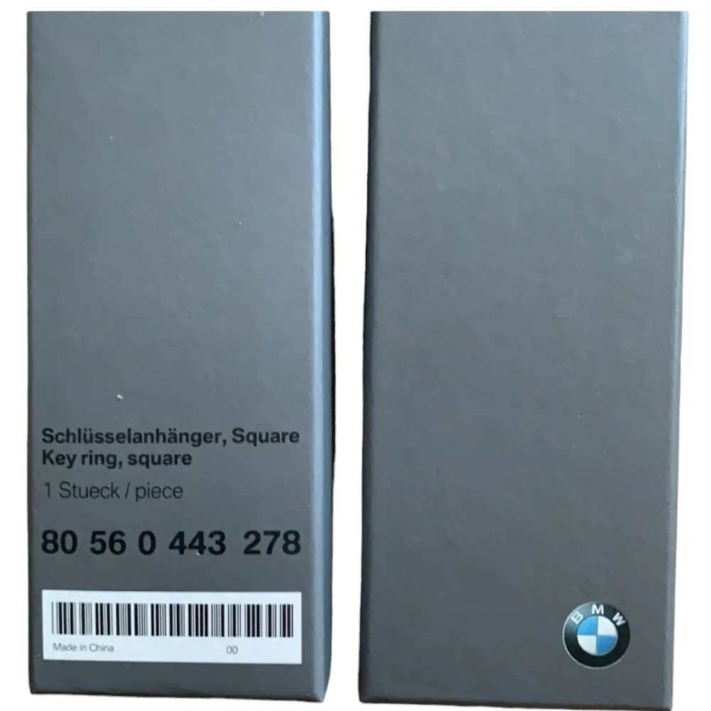 💕2X HP💕NEW IN BOX BMW STAINLESS STEEL KEY RING💕